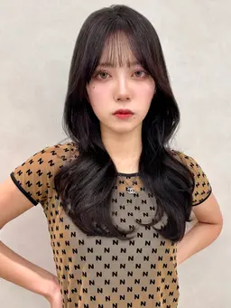 【お出かけ前に🩶】韓国風コテ巻きスタイリング🪄