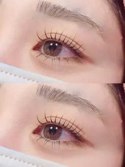 まつげパーマ上下