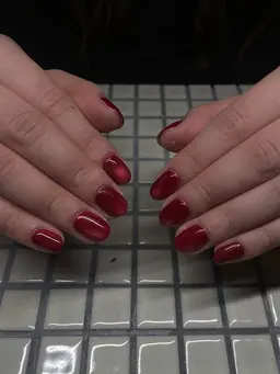 【オフなし】🍒シンプルアート🍒（グラデ／ミラー／オーロラ／マグ／フレンチ／統一パーツ）