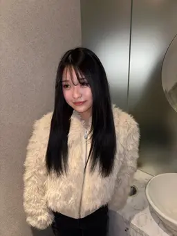 【2月限定🍒】ワンカラー ＋カット+ダメージ補修トリートメント +韓国風ヘアセット✩.*˚