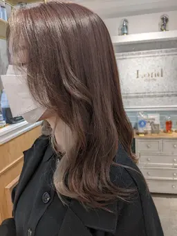 👑何回でもご利用OK👑インナーカラー『ブリーチ+オンカラー』+全体透明感カラー+内部補修トリートメント