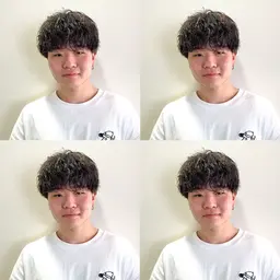 【MEN'S】【初回限定】メッシュ/ハイライト+メンズカット+メンズパーマ【特殊パーマ+1000円/初回シャンプー付き】