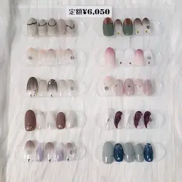 ハンドネイル(定額ネイル)①￥6,050(オフ込み)