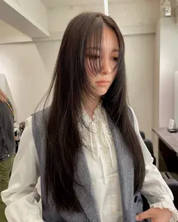 【梅雨前には必須】似合わせカット+髪質改善ストレート ¥20900→¥18700