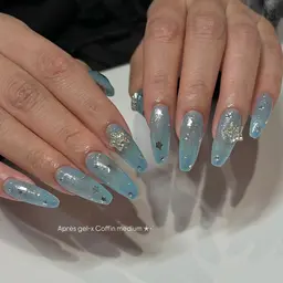 🍰期間限定🍰Après Gel-X10本長さ出し シンプルアート(オフあり)