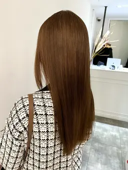 [🫧ハーフブリーチで透明感🫧]ハーフブリーチ＋イルミナカラー＋高濃度CMCトリートメント付き