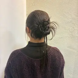 【モデル様限定】編みおろし&カチモリヘアアレンジ✨※アップスタイルは除きます。