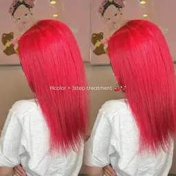 🫧🩵ྀི ブリーチ込Wcolor ＋3step treatment✨