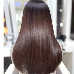 【乾かすだけでまとまる全体縮毛矯正】柔らかい質感になる髪質改善ストレート＋カット＋oggiottoトリートメント