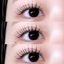 【Tiktokで大人気🩷】《Lカール》フラットラッシュ120本(➕￥1500でLED変更可能⭕️)コーティング付き✨️