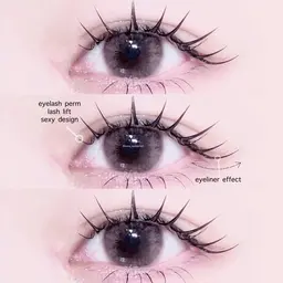 【 上まつ毛パーマ ラッシュリフト𝗈𝗋 パリジェンヌ 】束感仕上げ ✦