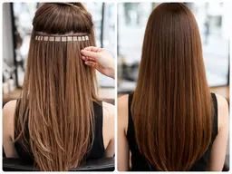 【20名限定✨モニター価格】最高級人毛使用💖シールエクステ 60本(馴染ませカット込) ¥13200