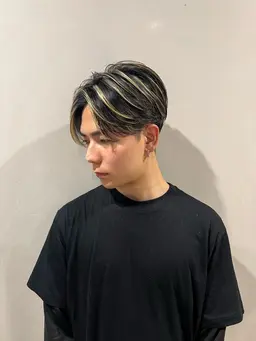 🇺🇸海外メンズstyle🇺🇸カット+ハイライト+カラー+最新トリートメント