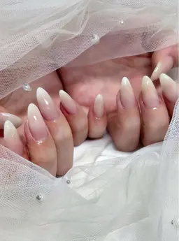 【Jr.ネイリスト 練習モデル】🌟オフあり ハンドジェルネイル カラグラ or ラメグラ