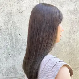 カット+ブリーチなしダブルカラー（カラー2回）+1stepトリートメント