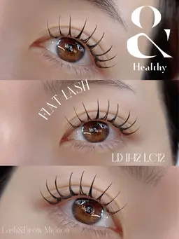 🎈期間限定🎈フラットラッシュ80本🌈初回オフ無料✨束感仕上げも可能🫧