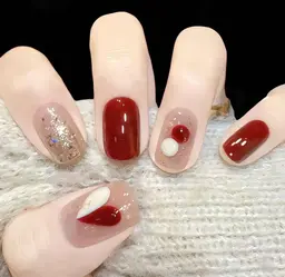 ⭐️新店キャンペーン中　セール【初回ソフトジェルオフ無料】★HANDお正月定額ネイル ◎店内参考デザイン豊富