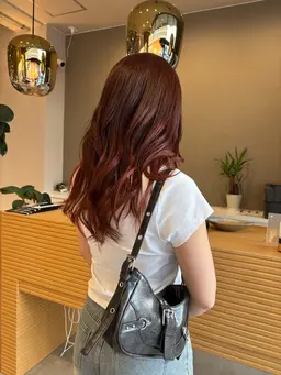 透明感カラー(ブリーチなし)BYKARTEトリートメント付き