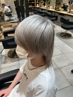 ブリーチカット💎👑 #ハイブリーチ#ケアブリーチ#ハイトーン#ダブルカラー#メンテナンスカット#似合わせカット