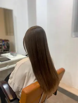 縮毛矯正+フルカラー+カット