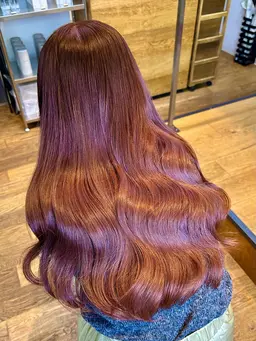 カット🧁＋ブリーチなし透明感ダブルカラー🌵＋オリジナルトリートメント🫧