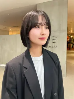 【U29限定】 🩶ボブカット+サロントリートメント🩶 (ALBUM来店履歴がない方限定)