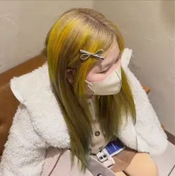 ⭕️新規様限定クーポン⭕️ブリーチ有りデザインカラー➕3stepトリートメント🦋普通のカラーに飽きた方は是非✨