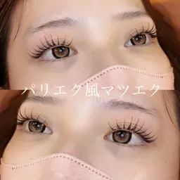 【まつ毛を痛ませない】🪽パリエク風マツエク🪽(アップワードラッシュ)