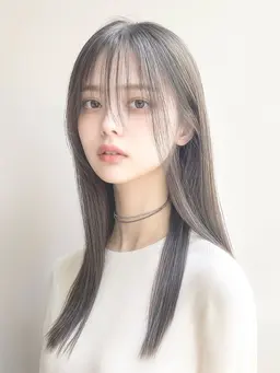 当日予約👍‼️縮毛矯正カラークセストパー➕カット➕ロング料金➰3,300円