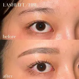 【お得なセットメニュー✨️】アイブロウスタイリング+まつ毛パーマ(上)カウンセリング含めて1時間45分頂きます!