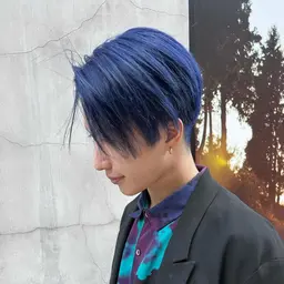 【メンズカット＋カラー＋保湿トリートメント】ブリーチ無しのカラー、アッシュカラー、透明感カラー、黒染めカラーetc