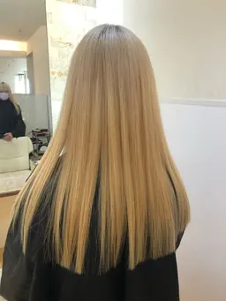 ブリーチ　ダブルカラー＋ブロー