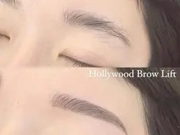 【💙👩🏼ハーフ系に激変👩🏼💙】HBL（ハリウッドブロウリフト、毛流れ矯正）wax込み