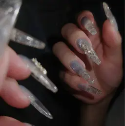 初回ジェルオフ無料☆10本長さ出し☆サンプルデザイン