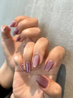 オフあり🦋韓国風ﾃﾞｻﾞｲﾝ🦋【ﾌﾗｯｼｭ/ﾏｸﾞﾈｯﾄ/ﾐﾗｰﾈｲﾙ】ワンカラー仕上げ