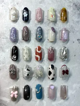 ‪サンプルから4つまで選べる♡トレンド定額シンプルコース🫧┊︎オフあり┊︎