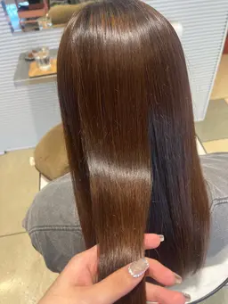 - ̗̀🫧‪うる艶ストレート🫧‪  ̖́-【カット】➕【縮毛矯正】