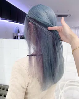 【♡デザインカラーしてみたい方♡】ケア100%ダブルカラー(ケアブリーチ1回➕カラー)➕プレミアムトリートメント🫧