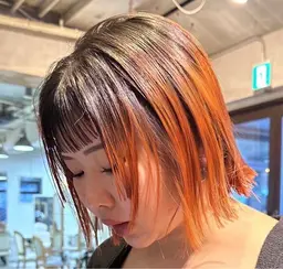 ❤️‍🔥立体感のあるデザインカラー❤️‍🔥ケアブリーチカラー+トリートメント