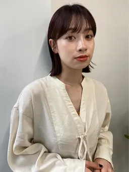 Bobカット+Aujuaシャンプートリートメント