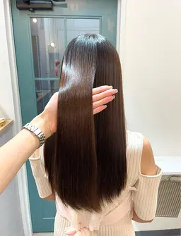 【レディース限定】 🫐つやさら縮毛矯正🫐➕cut