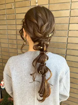 お出かけ前に💗簡単ヘアアレンジ💗