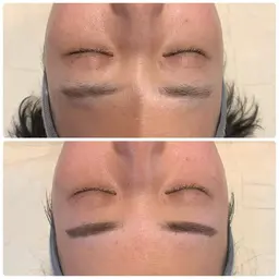 似合わせ眉デザイン（アイブロウマッピング）＋眉Wax＋眉ティント（消えない眉メイク）仕上げ💓