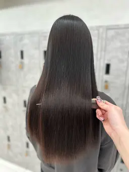 💎艶髪カラー💎➕酸熱トリートメント【ロング料金あり】