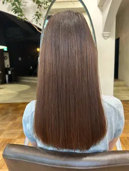 💫透明感カラー(ブリーチなし)＋トリートメント🫧