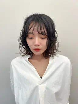 似合わせカット+ケアパーマ