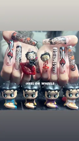 （オフ、ケア込み❤︎）チップ長さだし、アート、シール、パーツ載せ放題💓