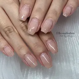 【ハンド】 カラーグラデーション + ラメちらしor根元ストーン🌸✨