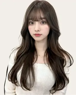 透明感カラー＋オージュア4stepトリートメント[韓国/透明感/ツヤ感カラー]