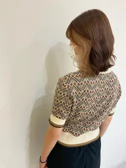 カット+イヤリングカラー+生トリートメント✨🌈